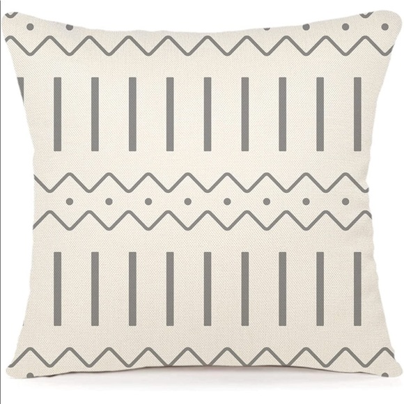 Pillow-Yama-Gray: Pillow cover set of 4 - Picture 8 of 13